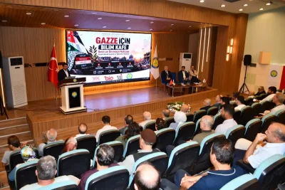 Gazze’nin sesi Harran Üniversitesinden yükseldi