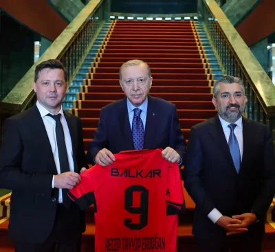 Cumhurbaşkanı Erdoğan’dan Süper Lig’e çıkan Arca Çorum FK’ya özel kabul