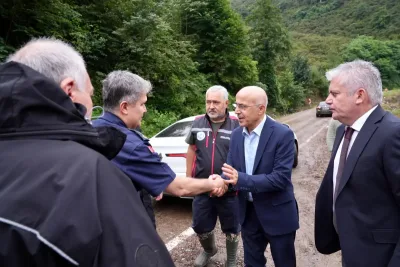Selden zarar gören ilçelere destek