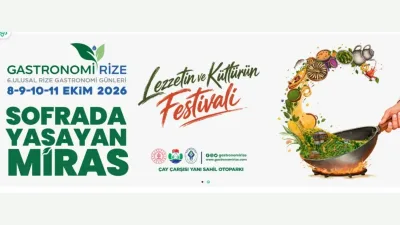 Rize'de gastronomi sadece sofrada değil, hayatın her yerinde
